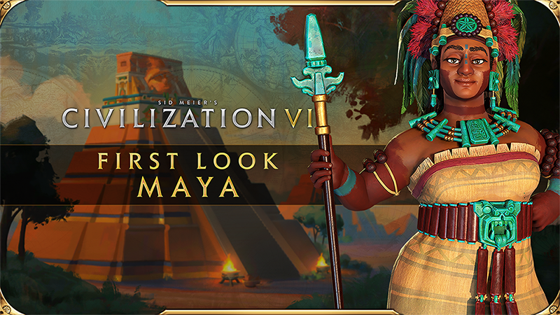 《文明6》新季票领袖将登场：玛雅文明的六日夫人(图1)