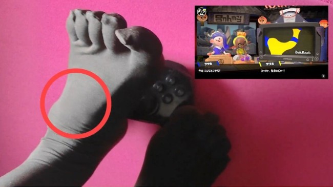 日本虚拟主播五年坚持用脚玩游戏 竟练成专门足部肌肉(图1) 日本虚拟主播五年坚持用脚玩游戏 竟练成专门足部肌肉