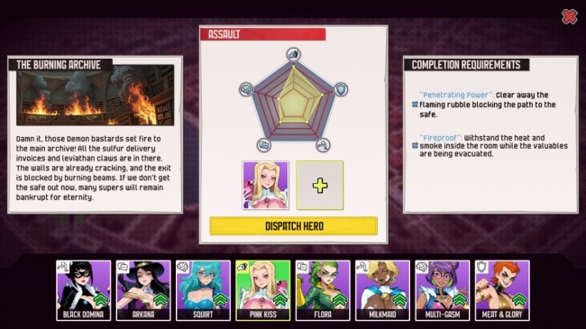 成人恶搞版《超英派遣中心》在Steam上公布